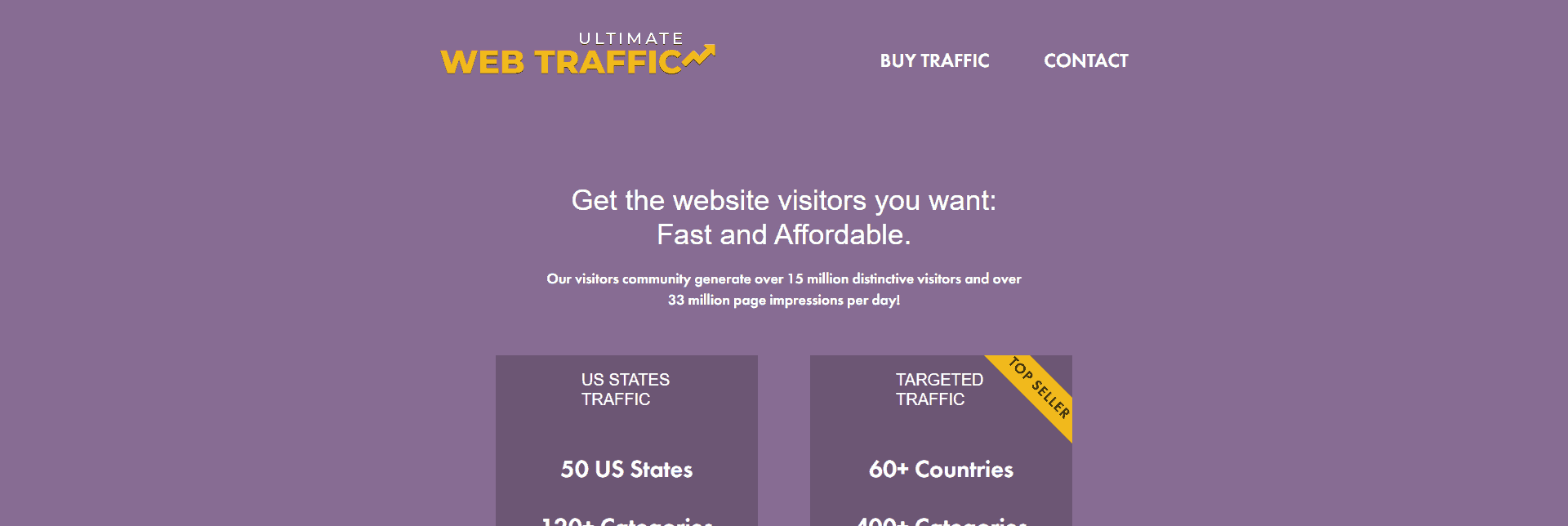 Buying Traffic From UltimateWebTraffic.com