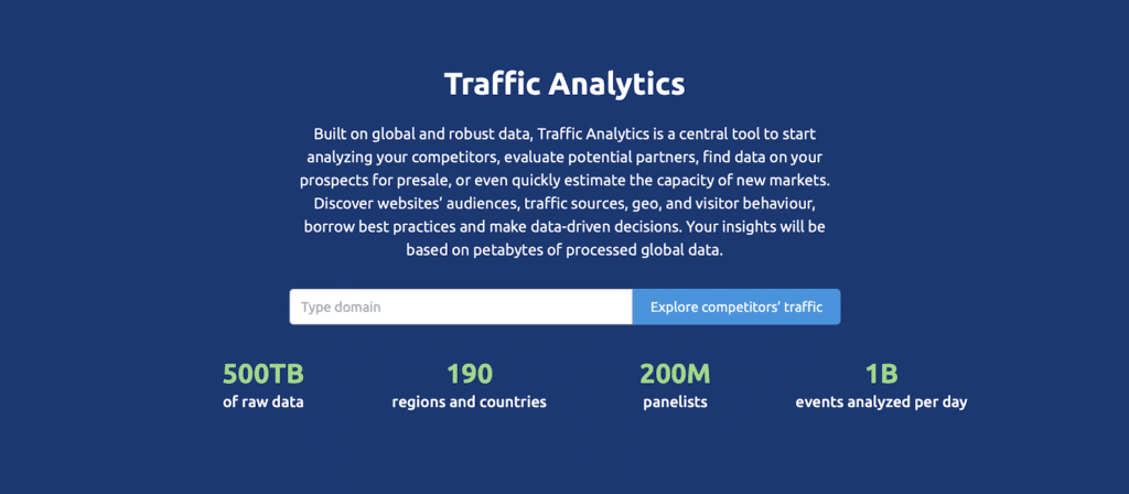 Traffic Analytics SEMrush